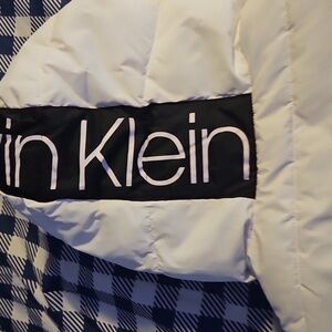 Calvin Klein Kids White Puffer Jacket
